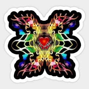 Love heart Sticker